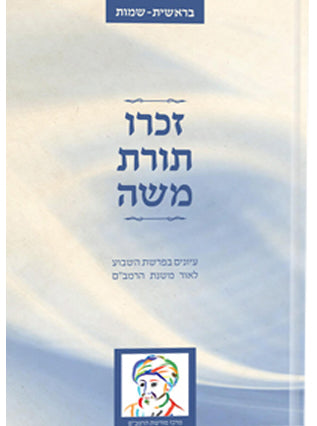 זכרו תורת משה עבדי | בראשית שמות | מרכז מורשת הרמב"ם