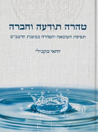 טהרה תודעה וחברה | יוחאי מקבילי