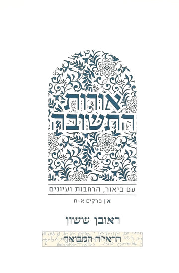 באור פניך אורות התשובה א | הרב ראובן ששון